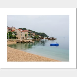Sumartin Harbour on Brac Island, Croatia Posters and Art
